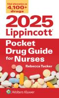 2025 lippincott pocket drug guide for nurses