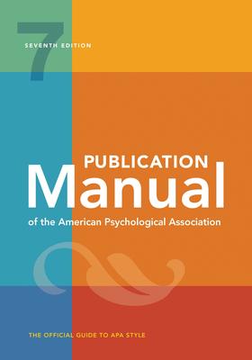 publication manual of the american psychological assoc