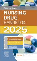 saunders nursing drug handbook 2025