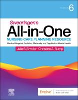 swearingen's all-in-one nursing care planning