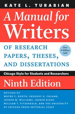 a manual for writers of research papers, theses, & disser